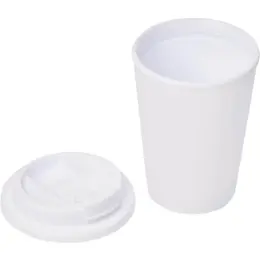 Altitude Wednesday Plastic Double-Wall Tumbler Solid White Open